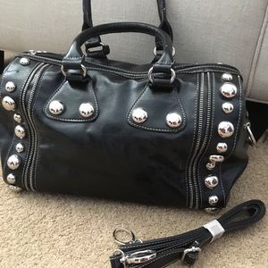 Black Studded Handbag